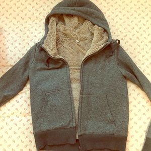 Uniqlo grey sweat hoodie